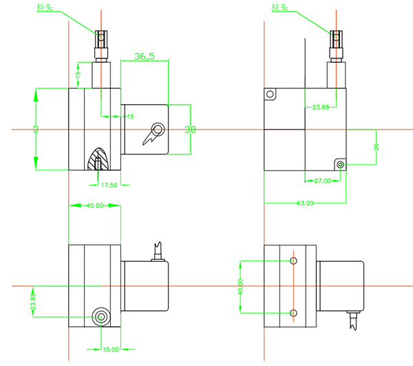 拉线位移传感器安装图(图6)