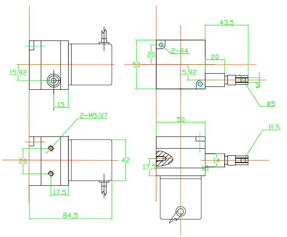 LS-XF04-M系列拉线位移传感器(图1)